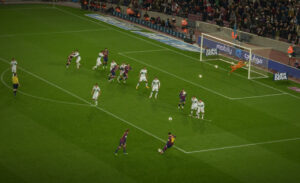 Lionel Messi free-kick