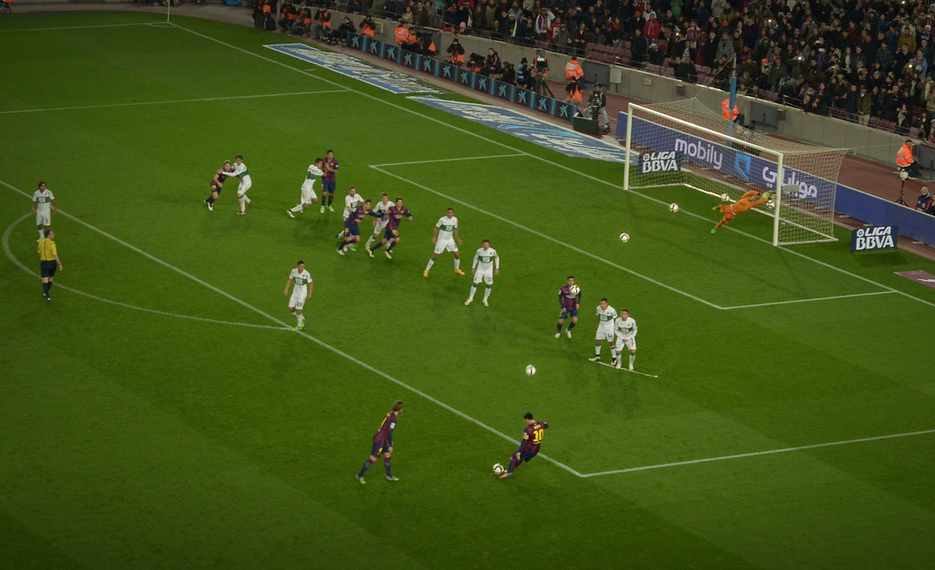 Lionel Messi free-kick